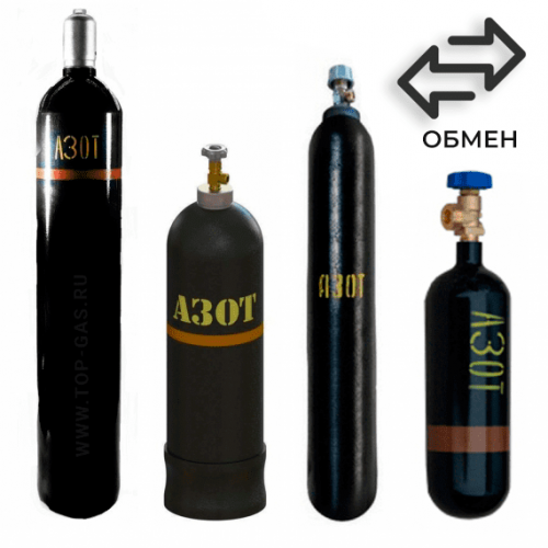 Обмен азотных баллонов в Красных воротах